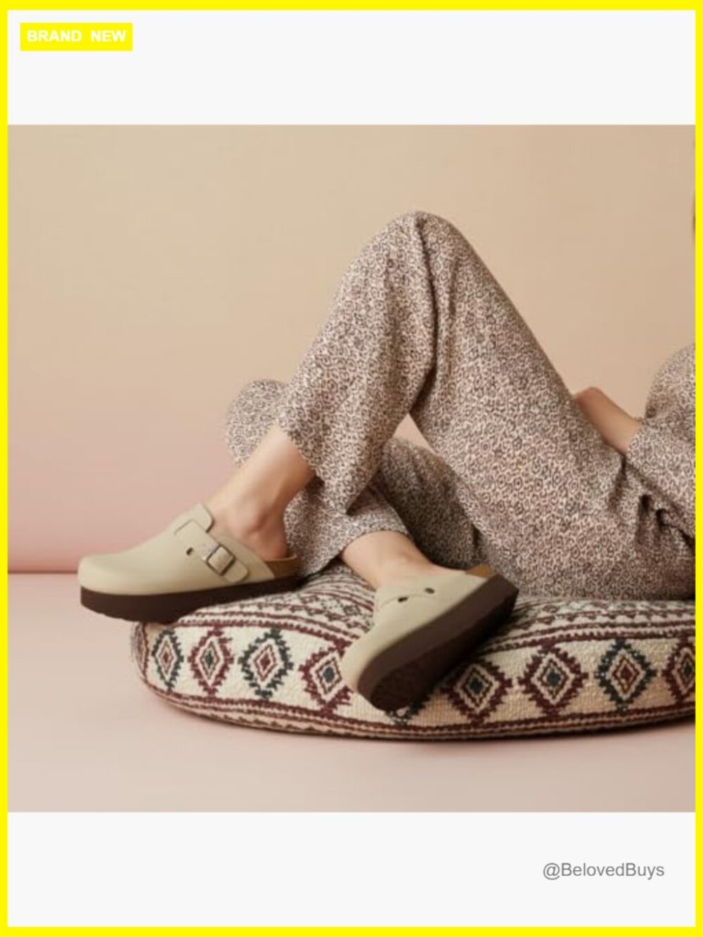 Vegan Suede Platform Clogs with Adjustable Buckle and Memory Foam Cork Footbed - Picture 5 of 7